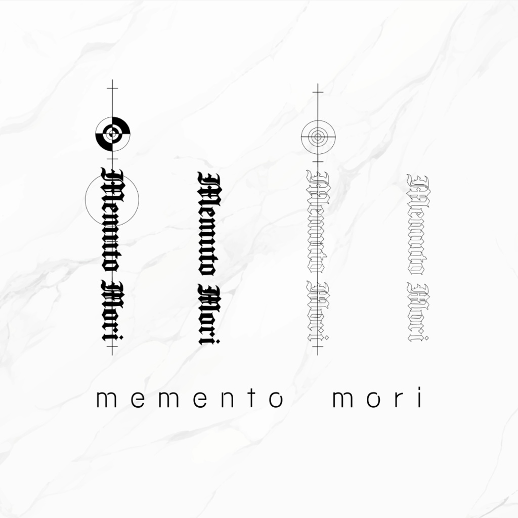 free tattoo『memento mori』