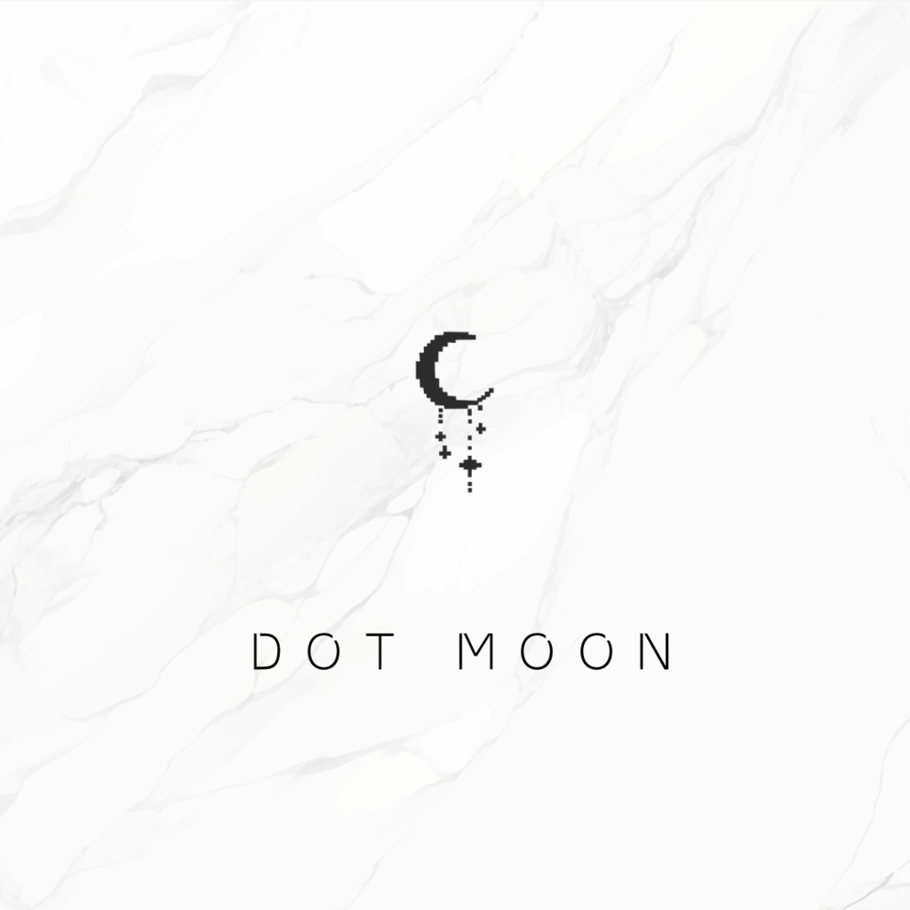 free tattoo『DOT MOON』