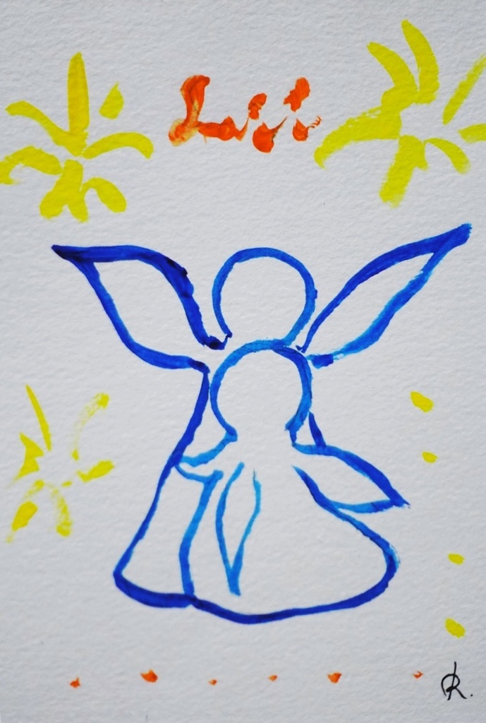 直筆絵画「 天使の体温 」