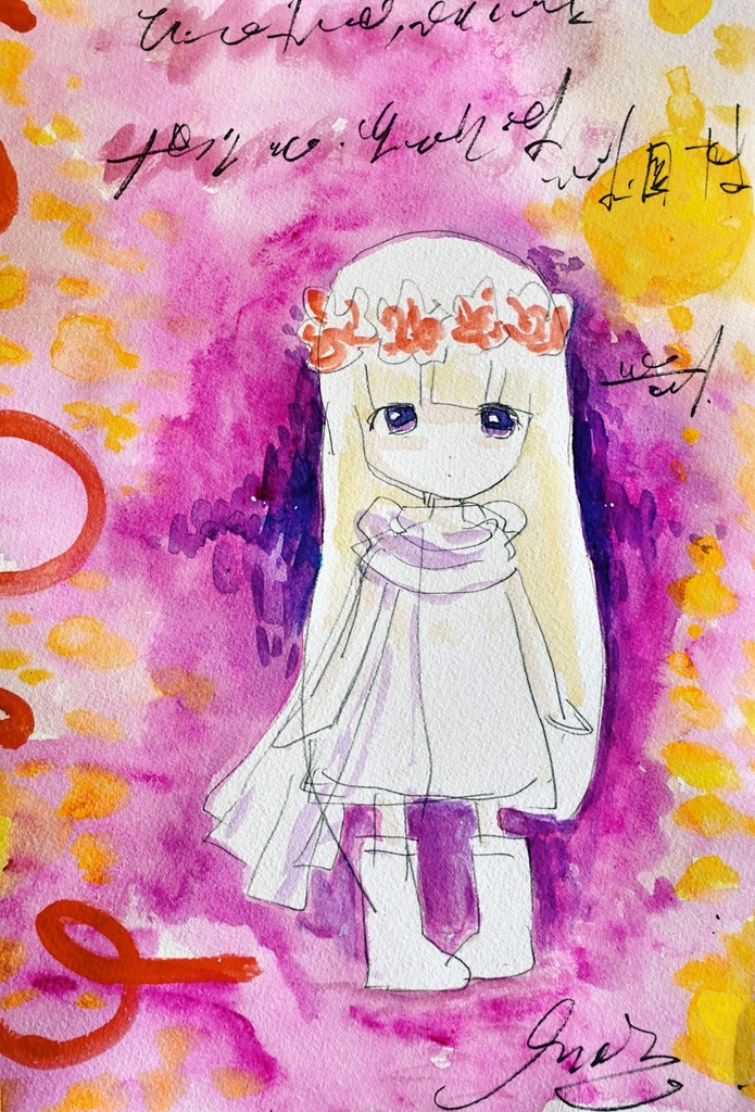 直筆絵画「 森の夢 」