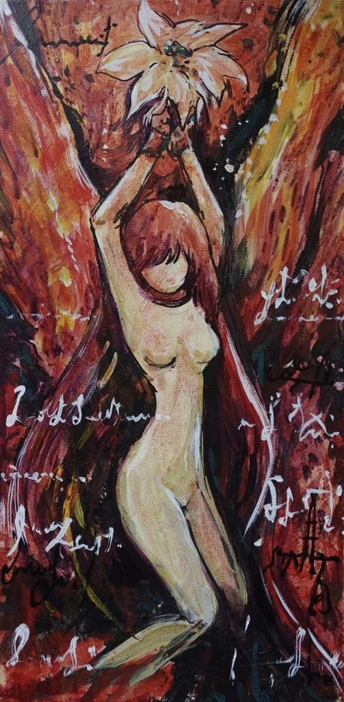 直筆絵画『 E=M2 』