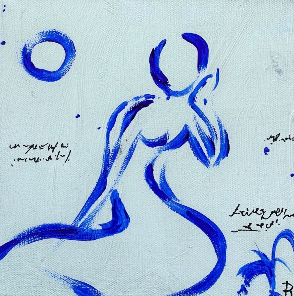 直筆絵画『 満月 』