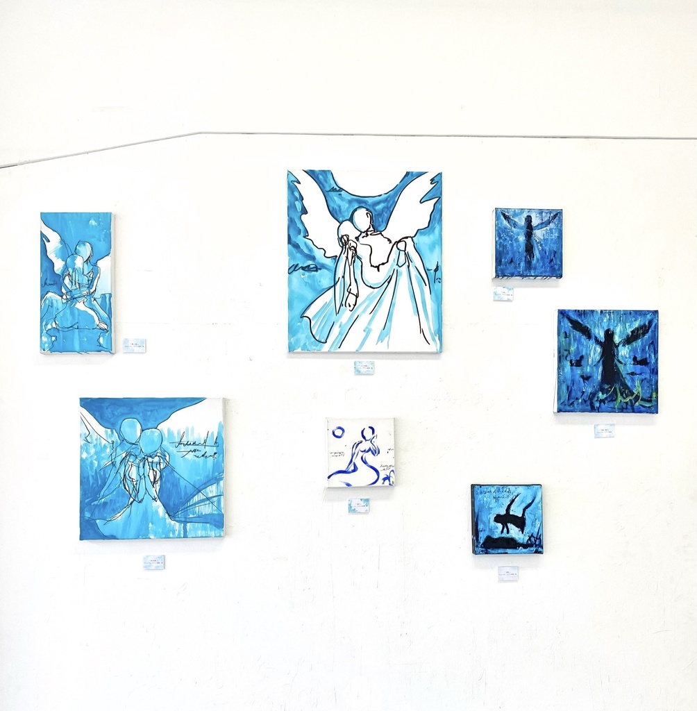 直筆絵画『 満月 』