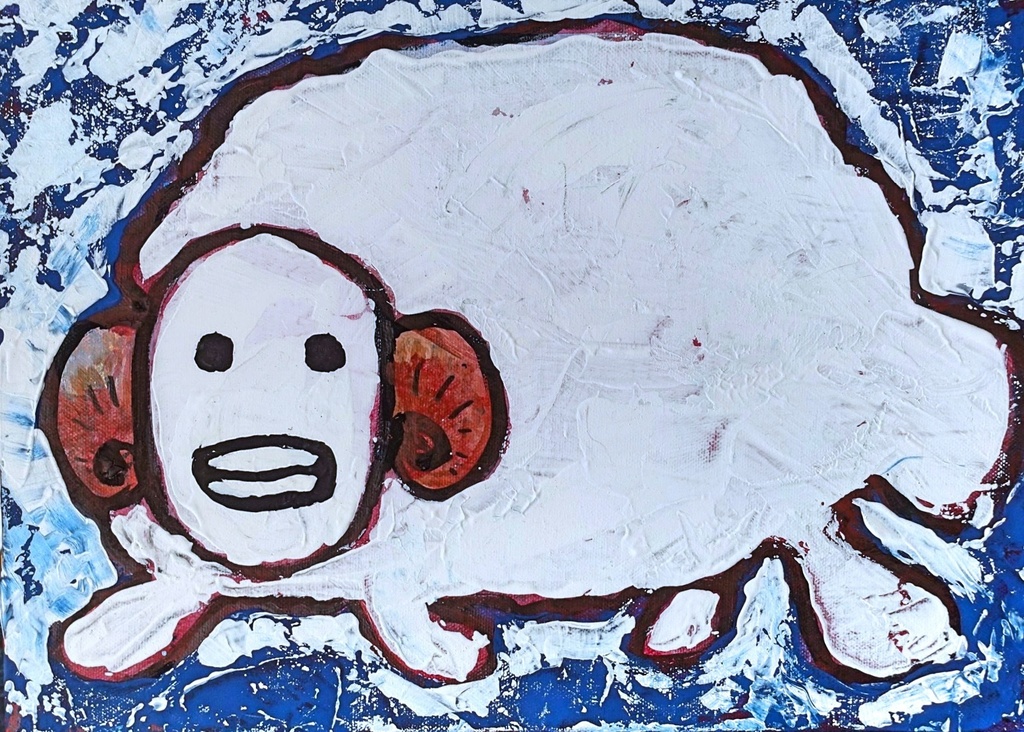 直筆絵画『 ローリー 』