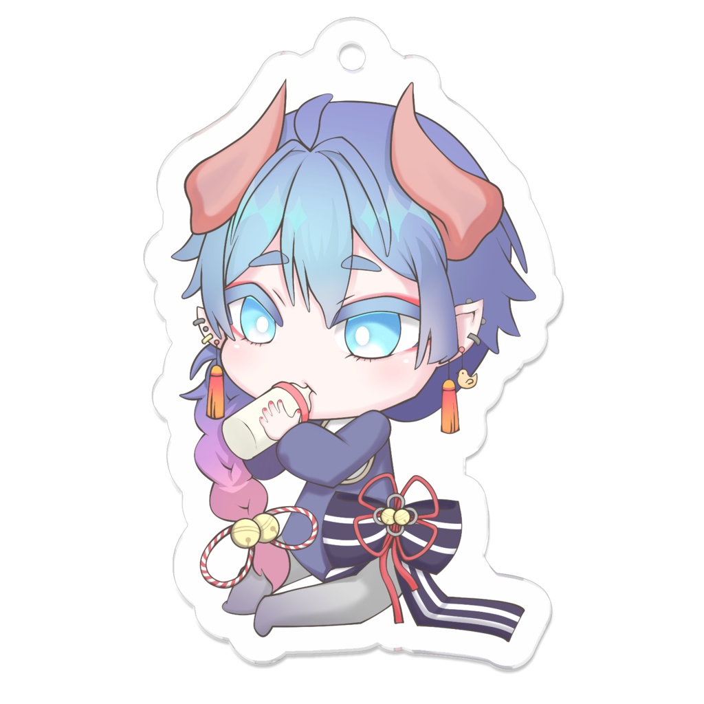 【バブちゃん化】アクリルキーホルダーVer.苑藤紫鬼