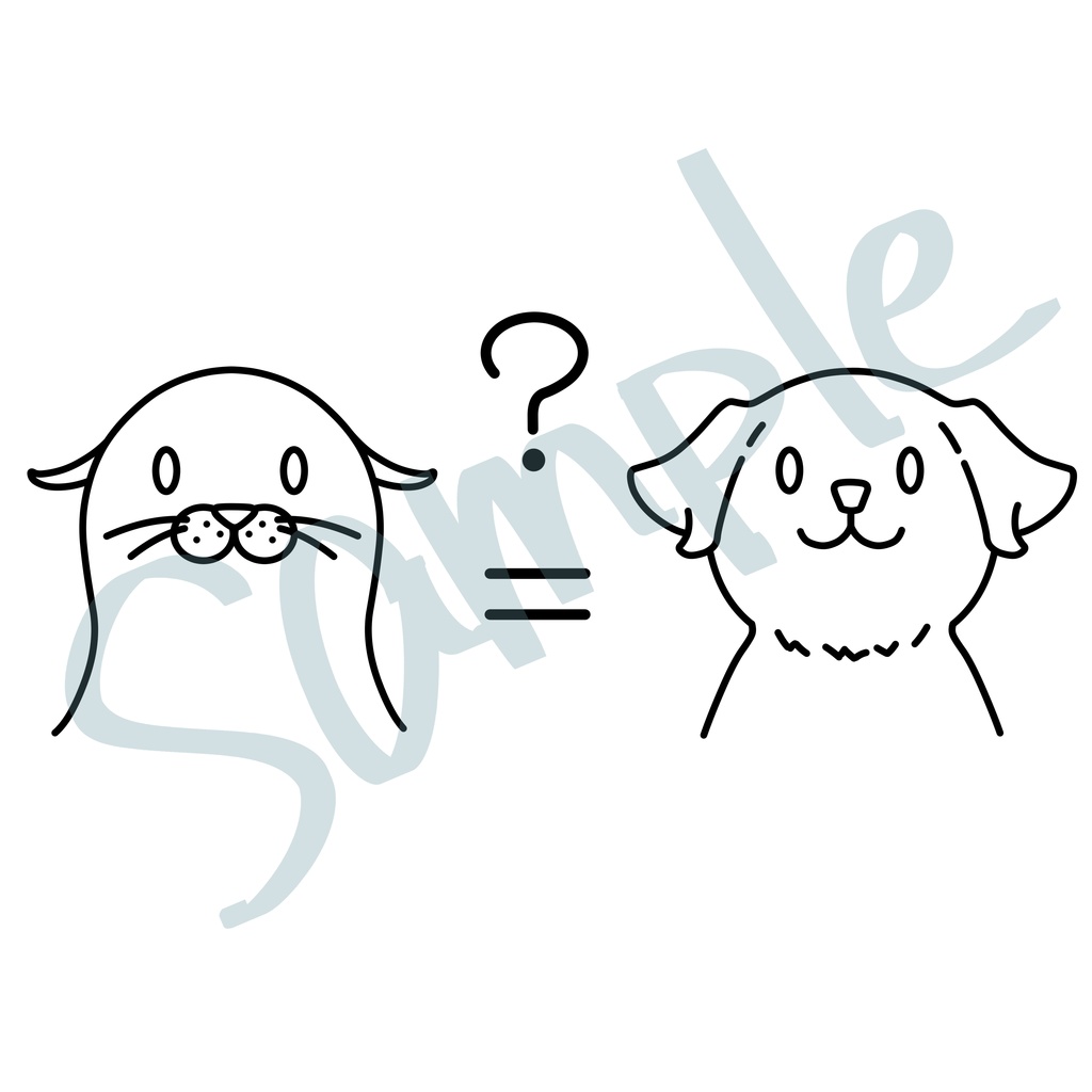 もしかしておなじ?(アシカ&ラブラドールレトリバー)