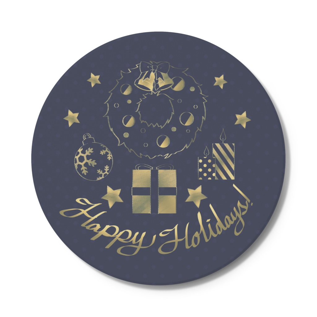 クリスマスコースター(リースといろいろ)全3種類
