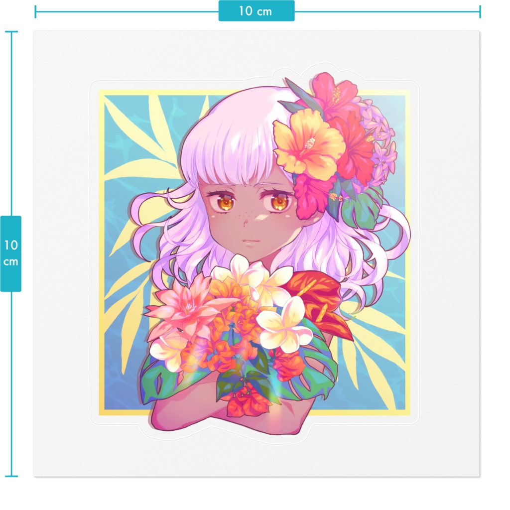 夏の香りステッカー