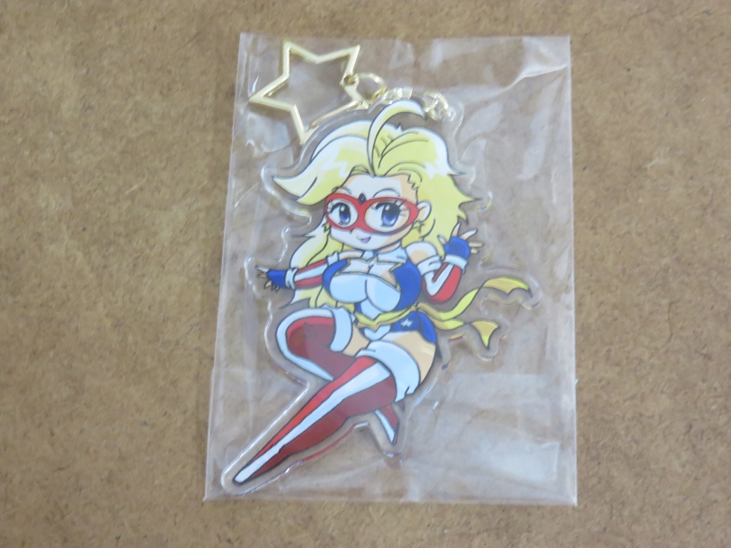 仮面アメリカ　（スカート付き）　アクリルキーホルダー