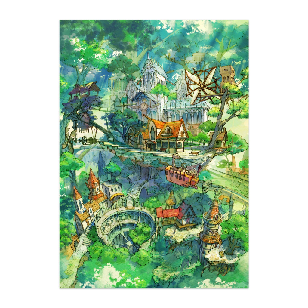 ポスター『樹上の町』