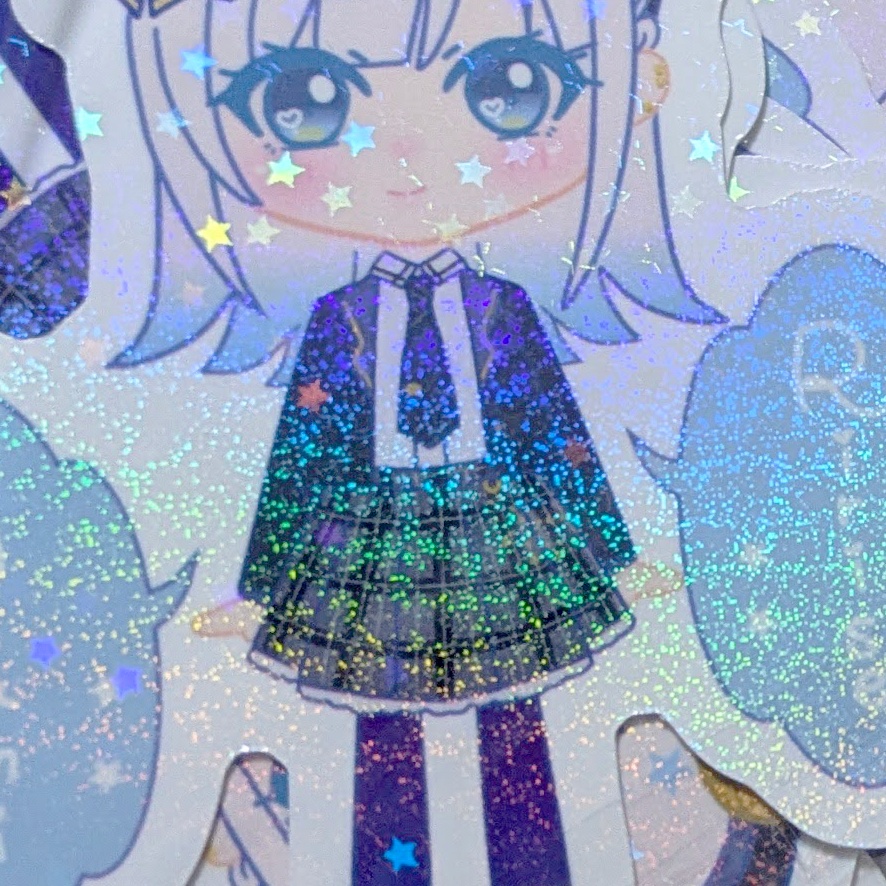 しゅおりりステッカー+缶バッジセット