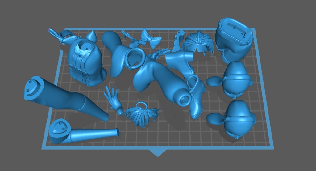 兎美ミヤ フィギュア stlデータ