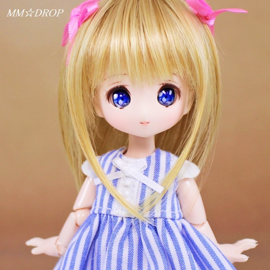 8mmドールアイ 花アイ ブルー