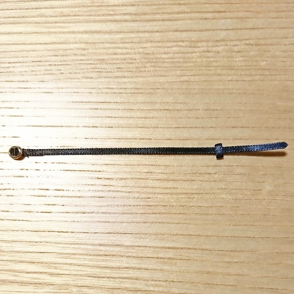 *EKワンピース {黒ボーダー 丸バックル}*