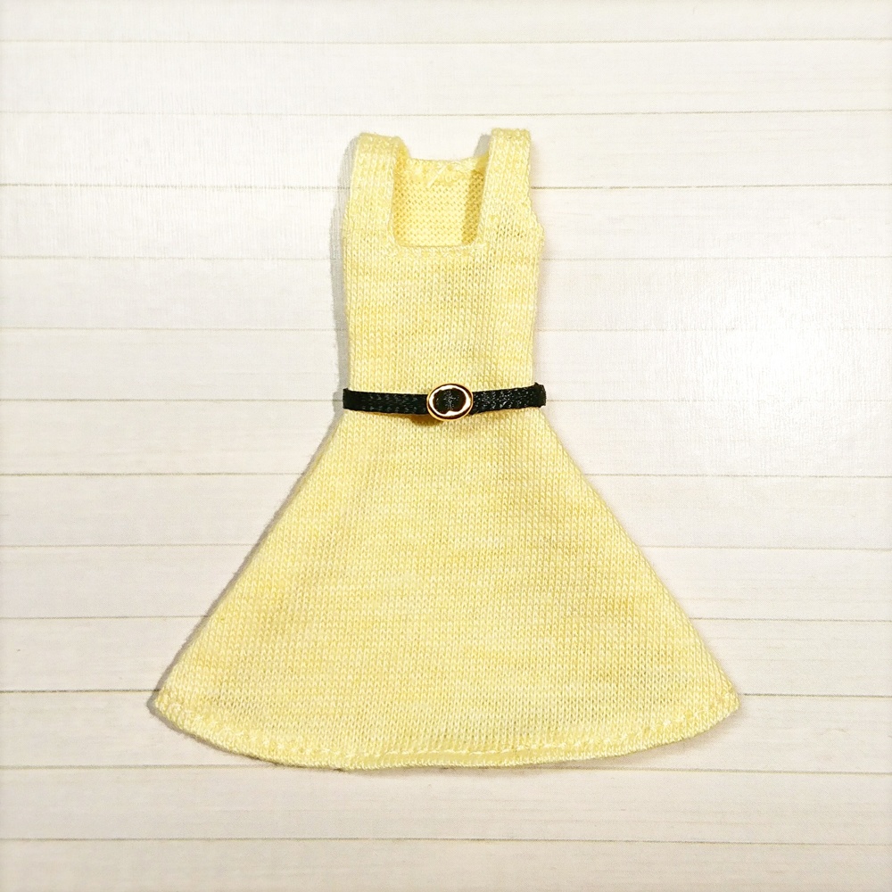 *EKワンピース イエロー {丸銀バックル}*