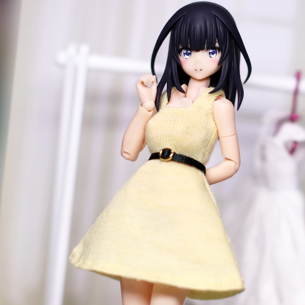 *EKワンピース イエロー {丸銀バックル}*