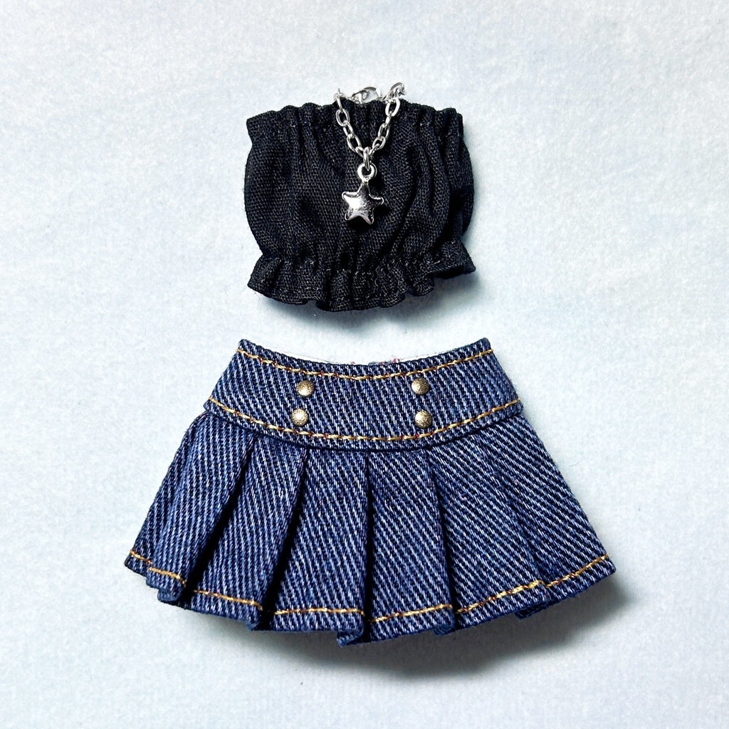 *チューブトップスカートセット E*