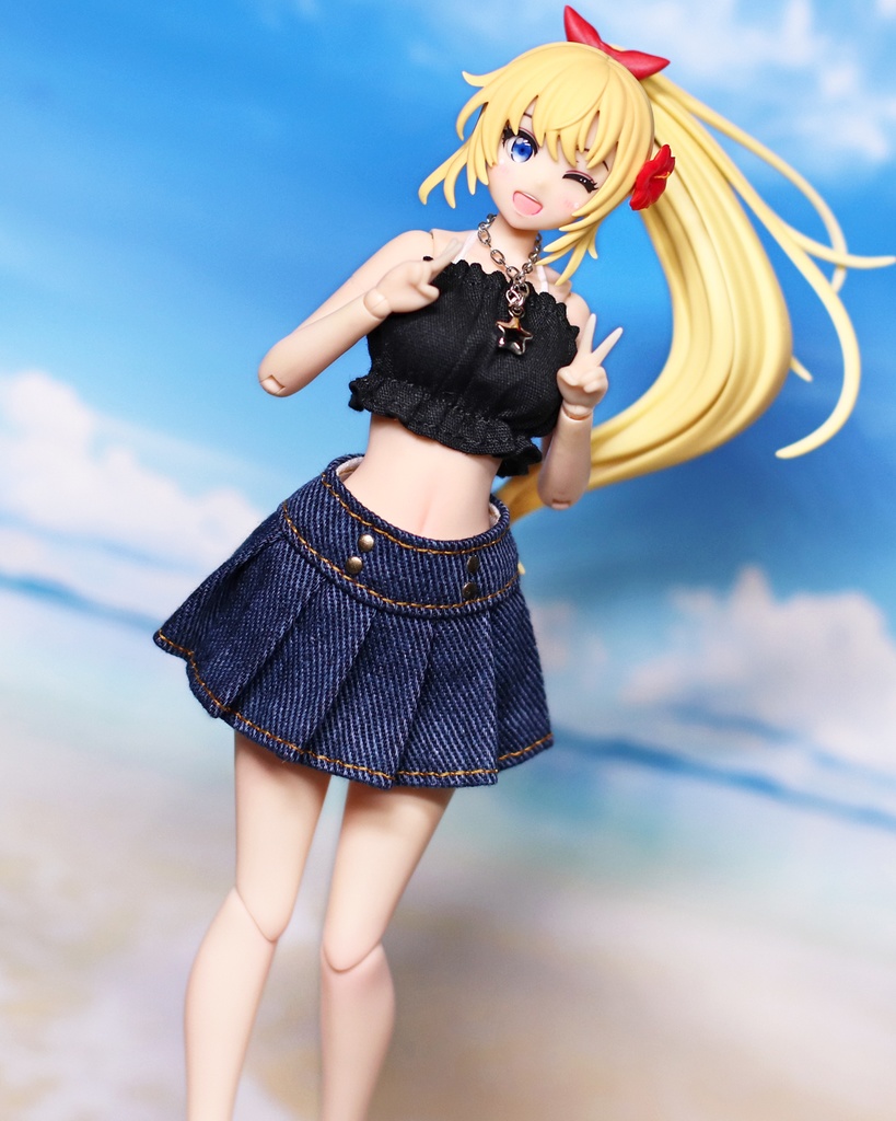 *チューブトップスカートセット E*