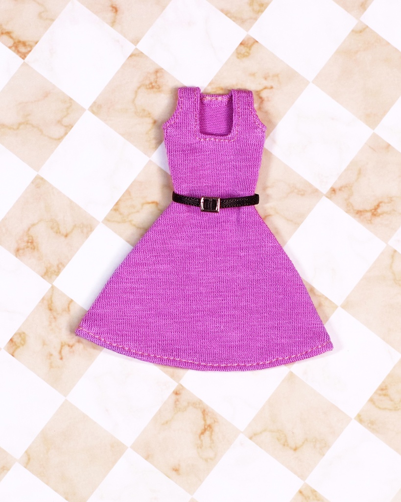 *EKワンピースマゼンダ Lサイズ {角銀バックル}*