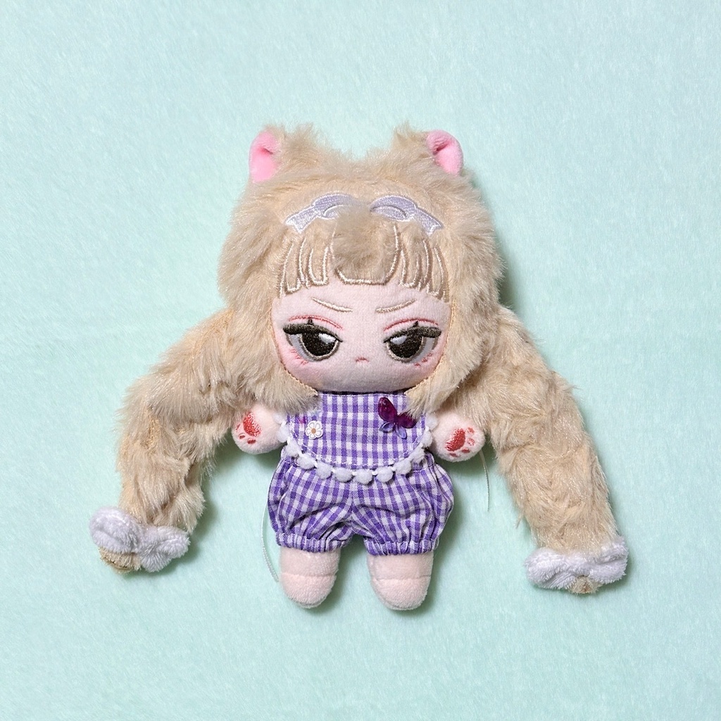 12㎝ぬい服 スタイ&かぼちゃパンツセットD