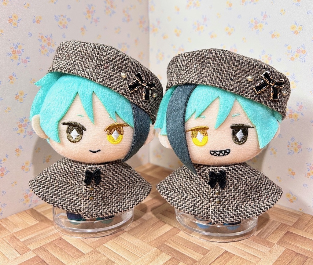 10㎝ぬい服 帽子&ケープ 2点セット ペア