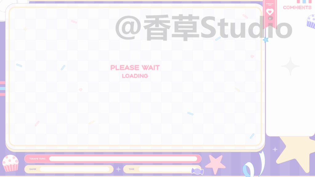 【live2dモデル量販】【 高精度】デザートおじょうさま