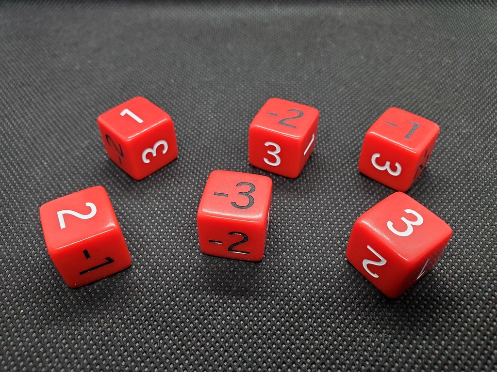 プラスマイナス3ダイス(サイコロ)