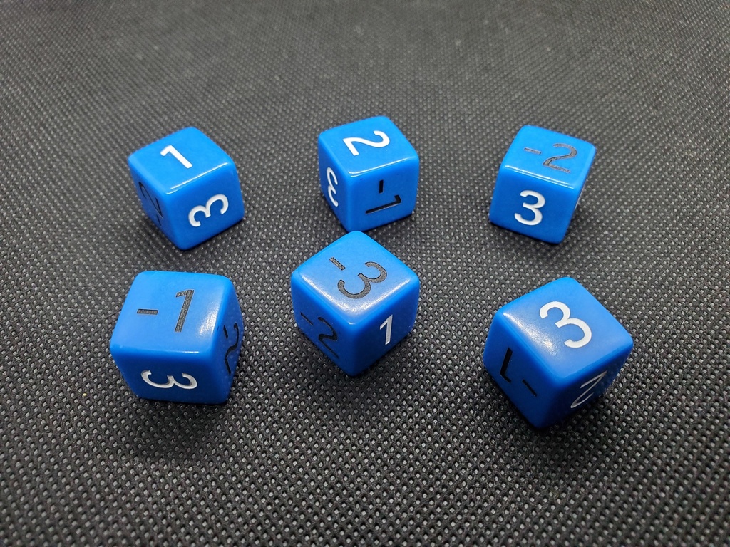 プラスマイナス3ダイス(サイコロ)