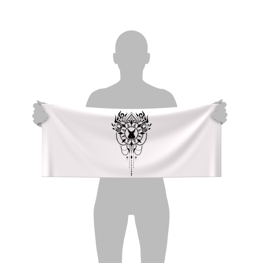 タトゥーフェイスタオル