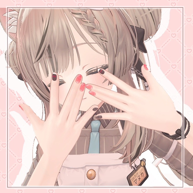 Valentine Nail Texture【マヌカ】