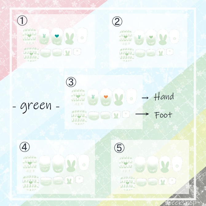 Nail Texture -Rabbit-【for manuka】
