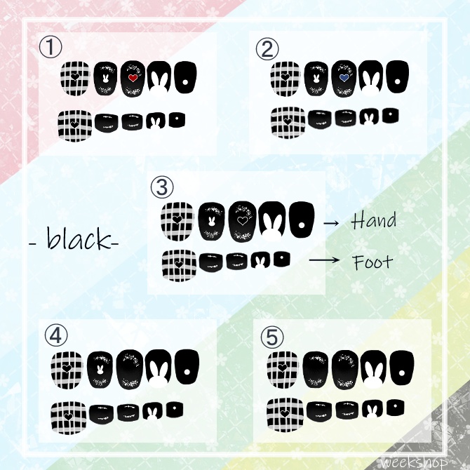 Nail Texture -Rabbit-【for manuka】