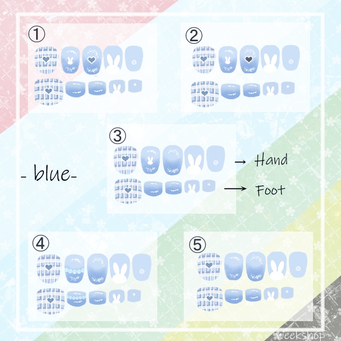 Nail Texture -Rabbit-【for manuka】