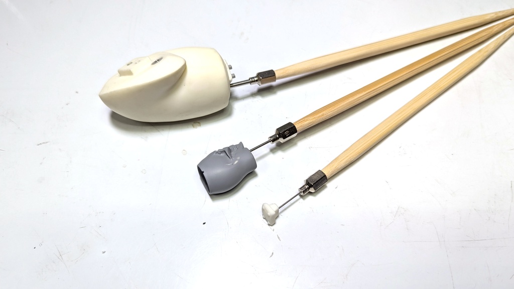 【自宅より発送】(竹製)刺すだけ塗装スティック(0.5mm/1mm/1.5mm/2mm孔用)