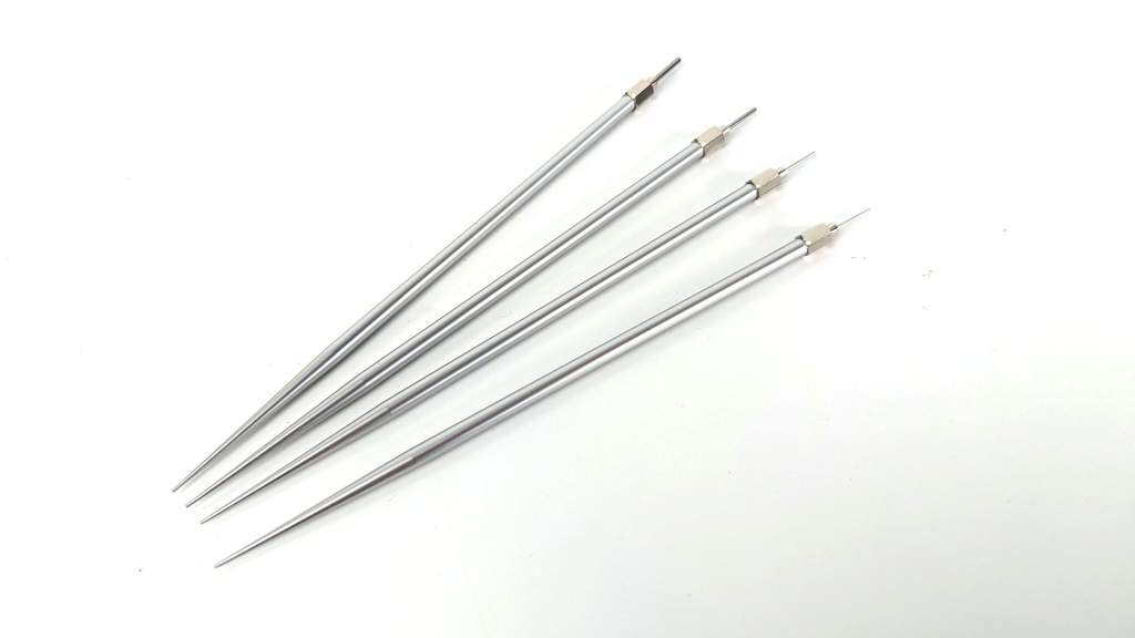 【自宅より発送】(アルミ製)刺すだけ塗装スティック(0.5mm/1mm/1.5mm/2mm孔用)長型