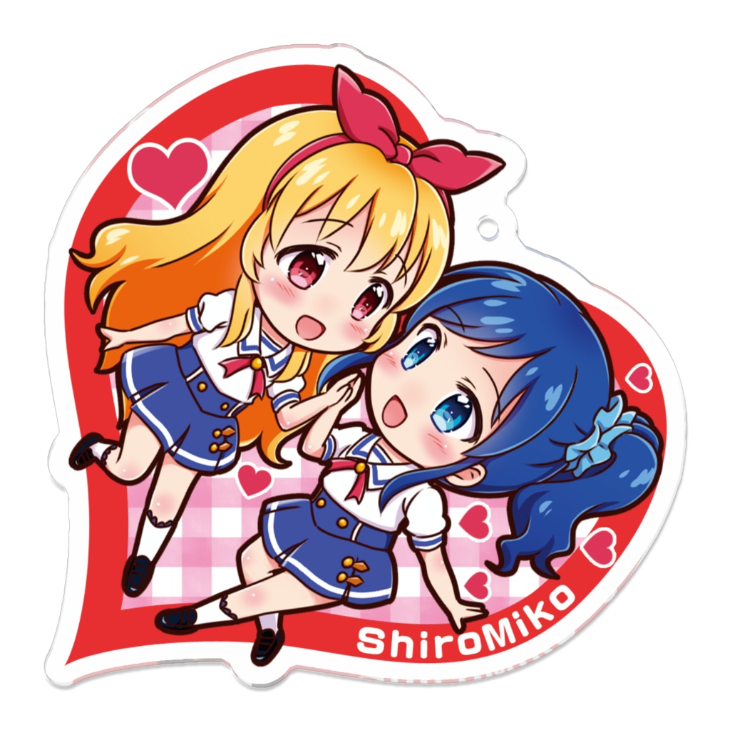 アクリルキーホルダー いちご＆あおい（アイカツ）