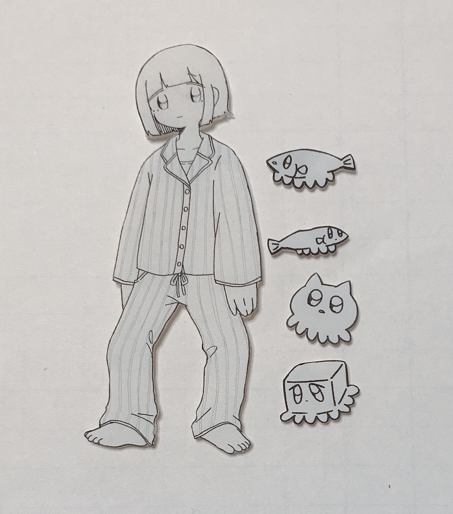 プラ板製の愉快な仲間