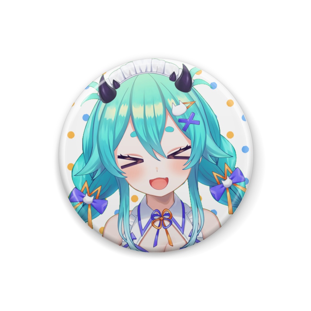 にゃるの缶バッチ（にっこりVer）
