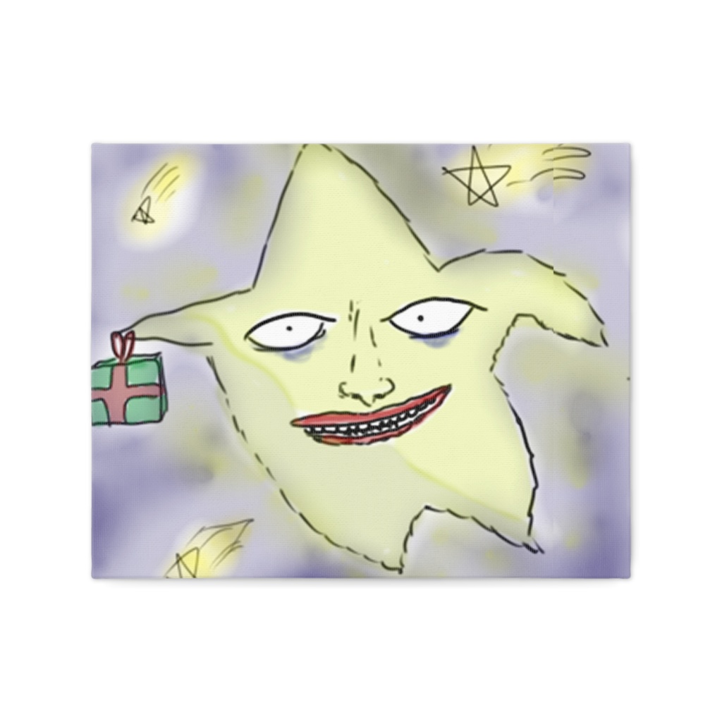 顔面星 キャンバス