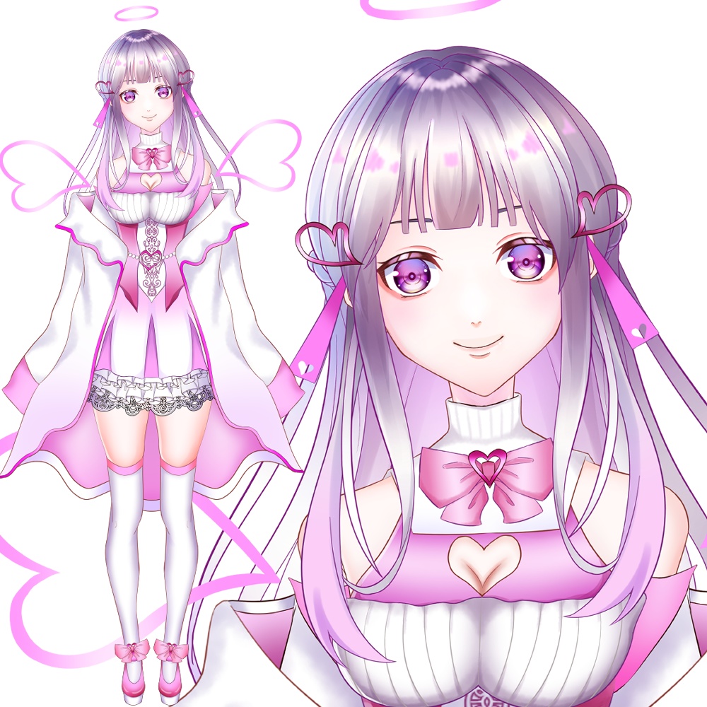 【限定1点】天使女性モデル 着脱可能