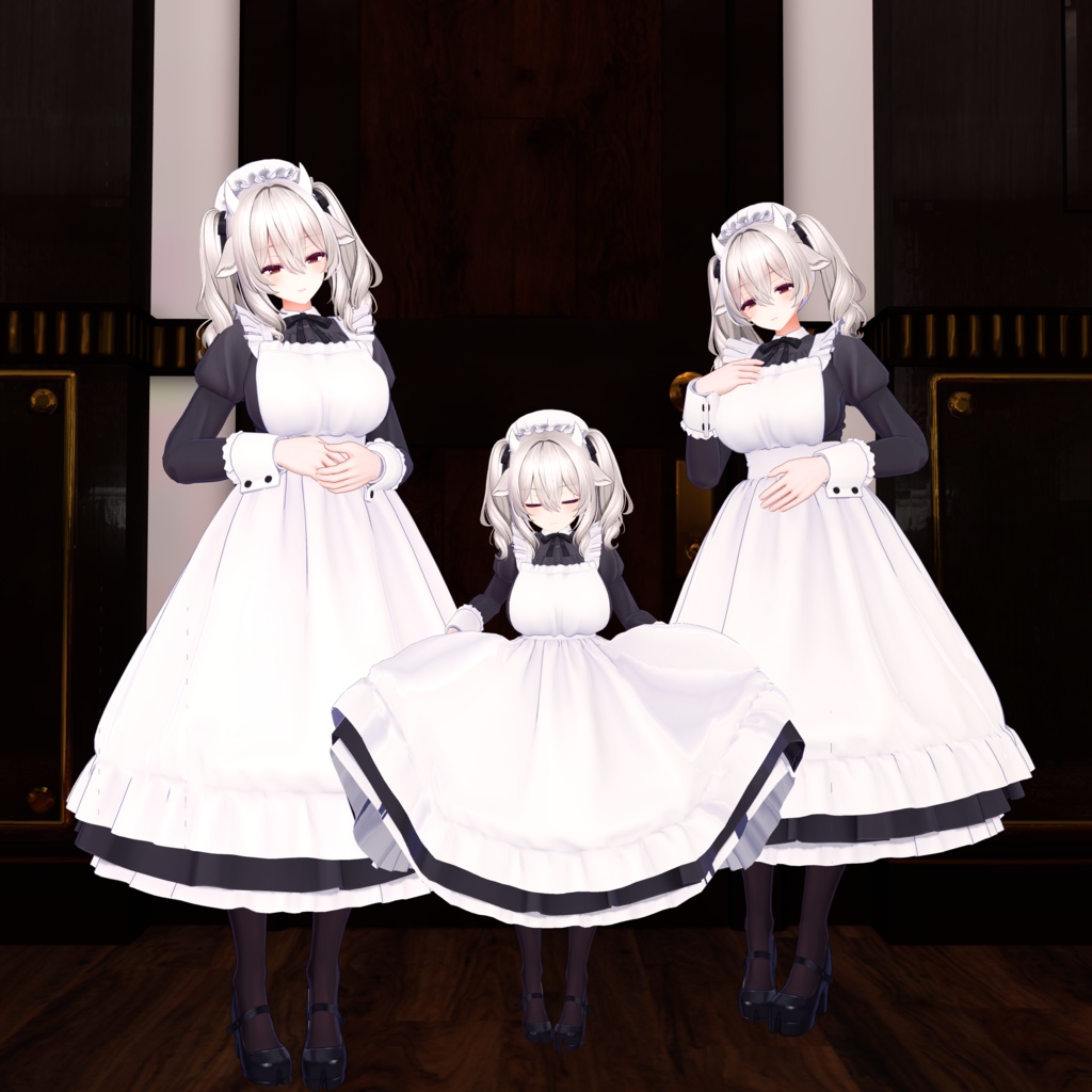 【メイクテクスチャ付き】ミルティナをお姉さんっぽくするPrefab【無料版あり】