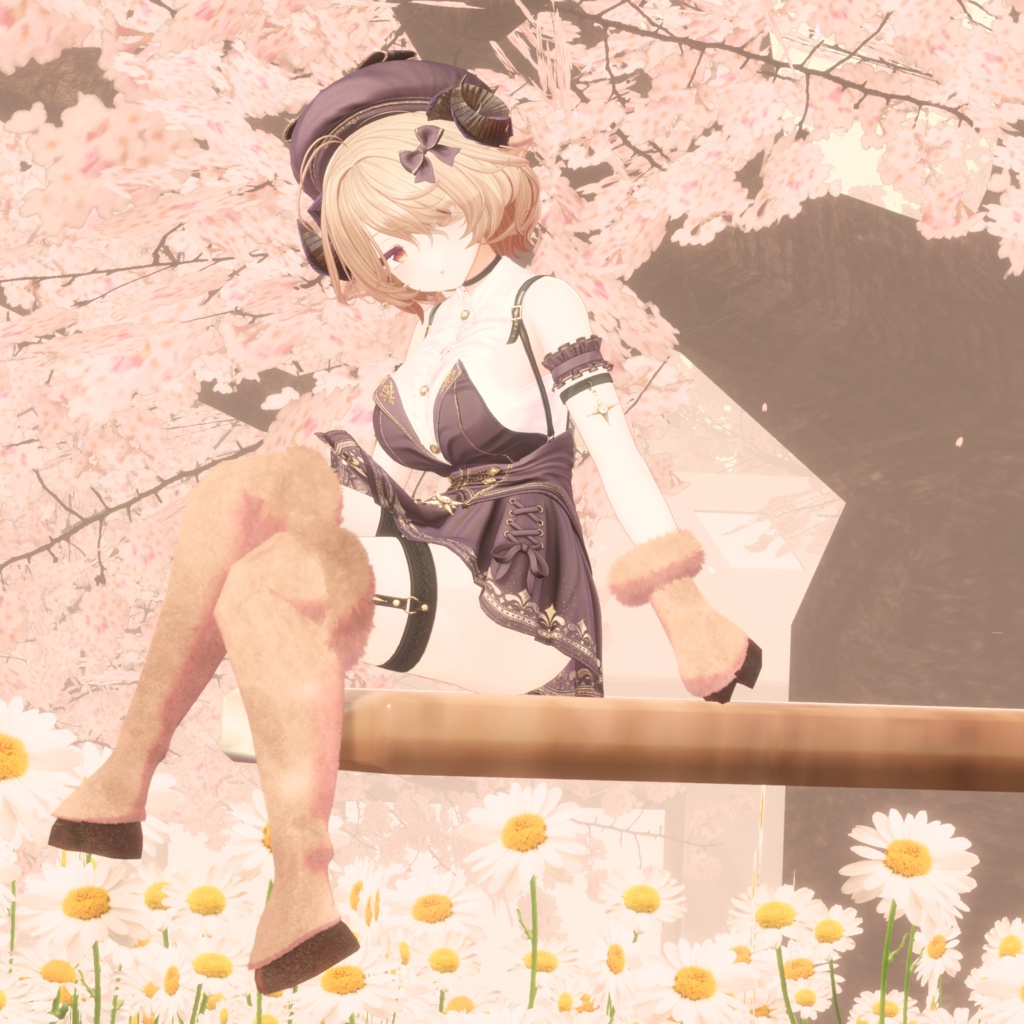 【2/1までセール中!】人外化パーツ:ひつじさんセット【6アバター対応】