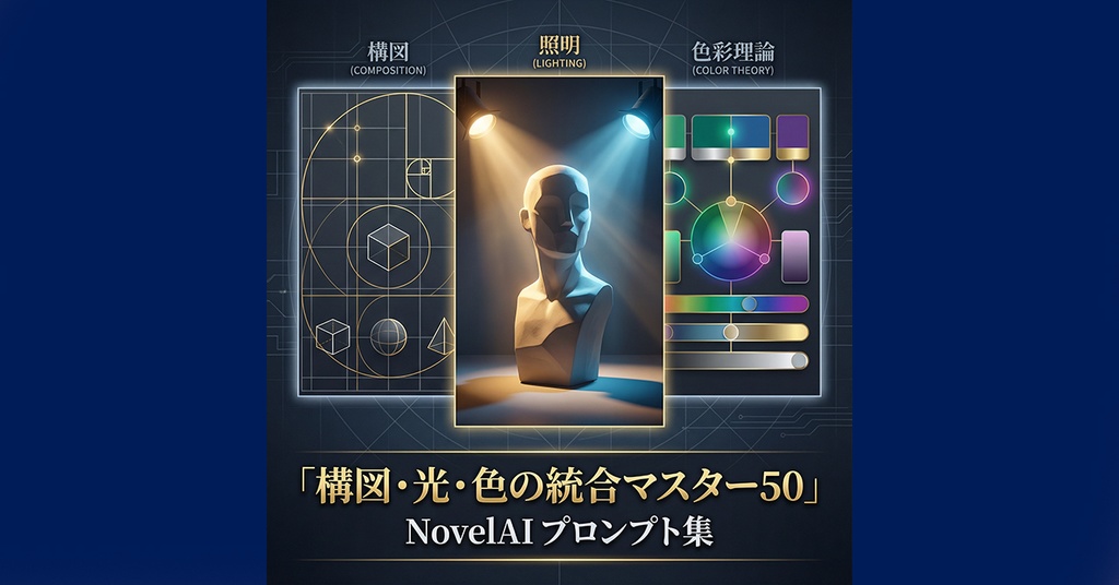 【NovelAI】構図・光・色を操るプロンプト50選 - 統一感のあるイラスト制作に