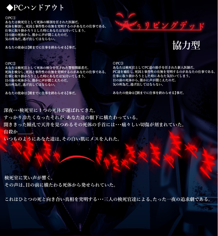 インセインシナリオ『笑うリビングデッド』