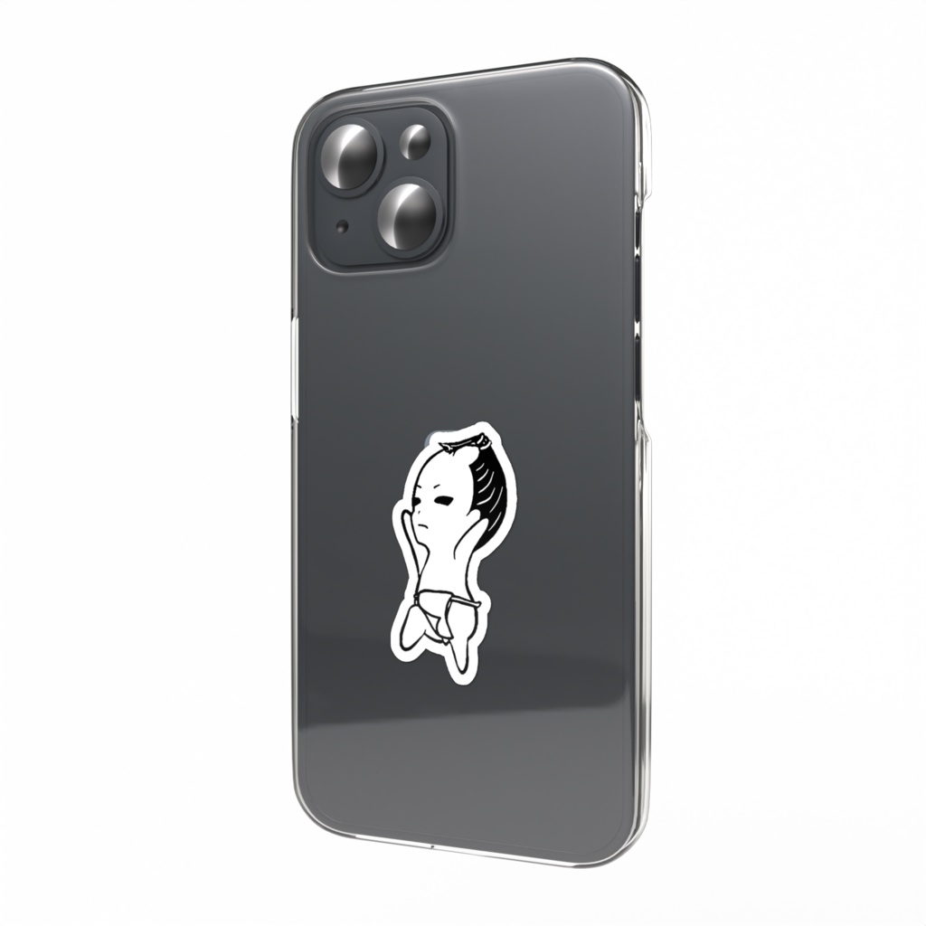 ふんどしさむらいスマホステッカー