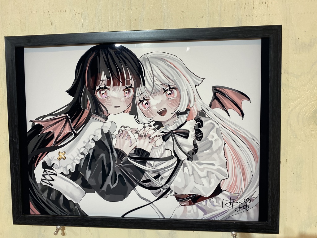 サイン付きイラスト原画③