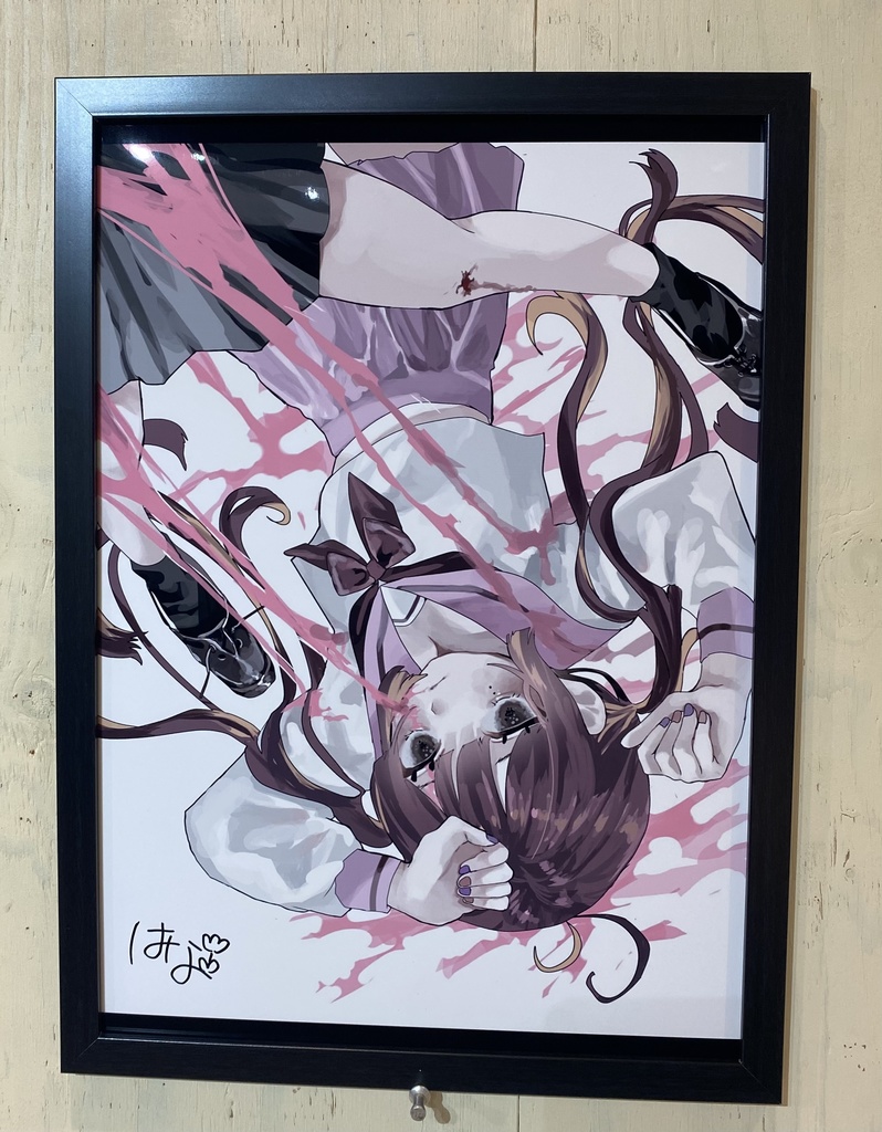 サイン付きイラスト原画④