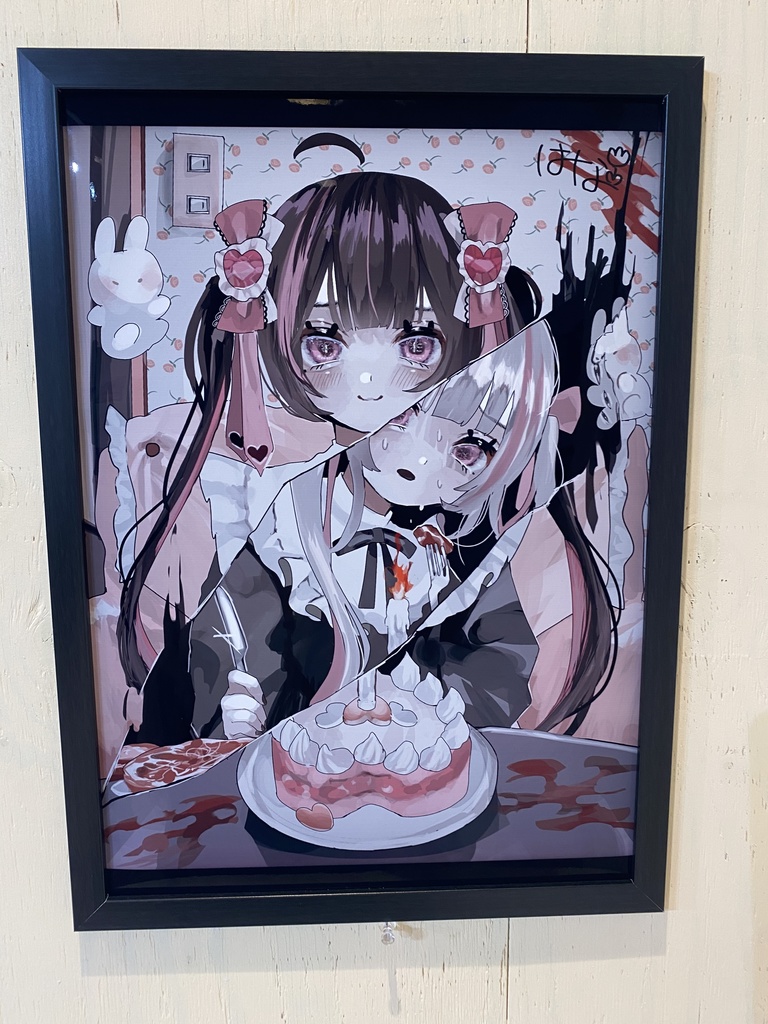 サイン付きイラスト原画⑤