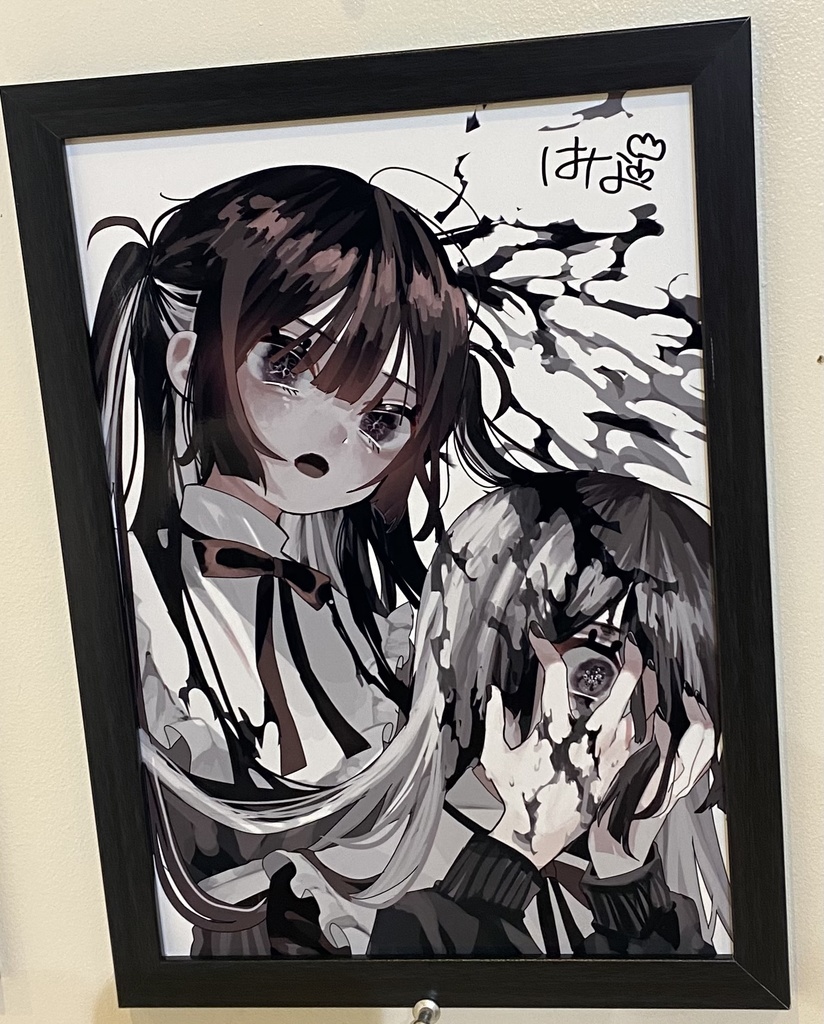 サイン付きイラスト原画⑦