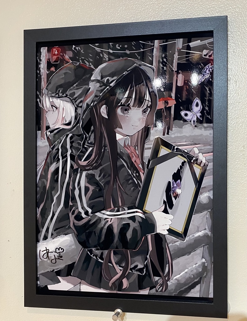 サイン付きイラスト原画⑭